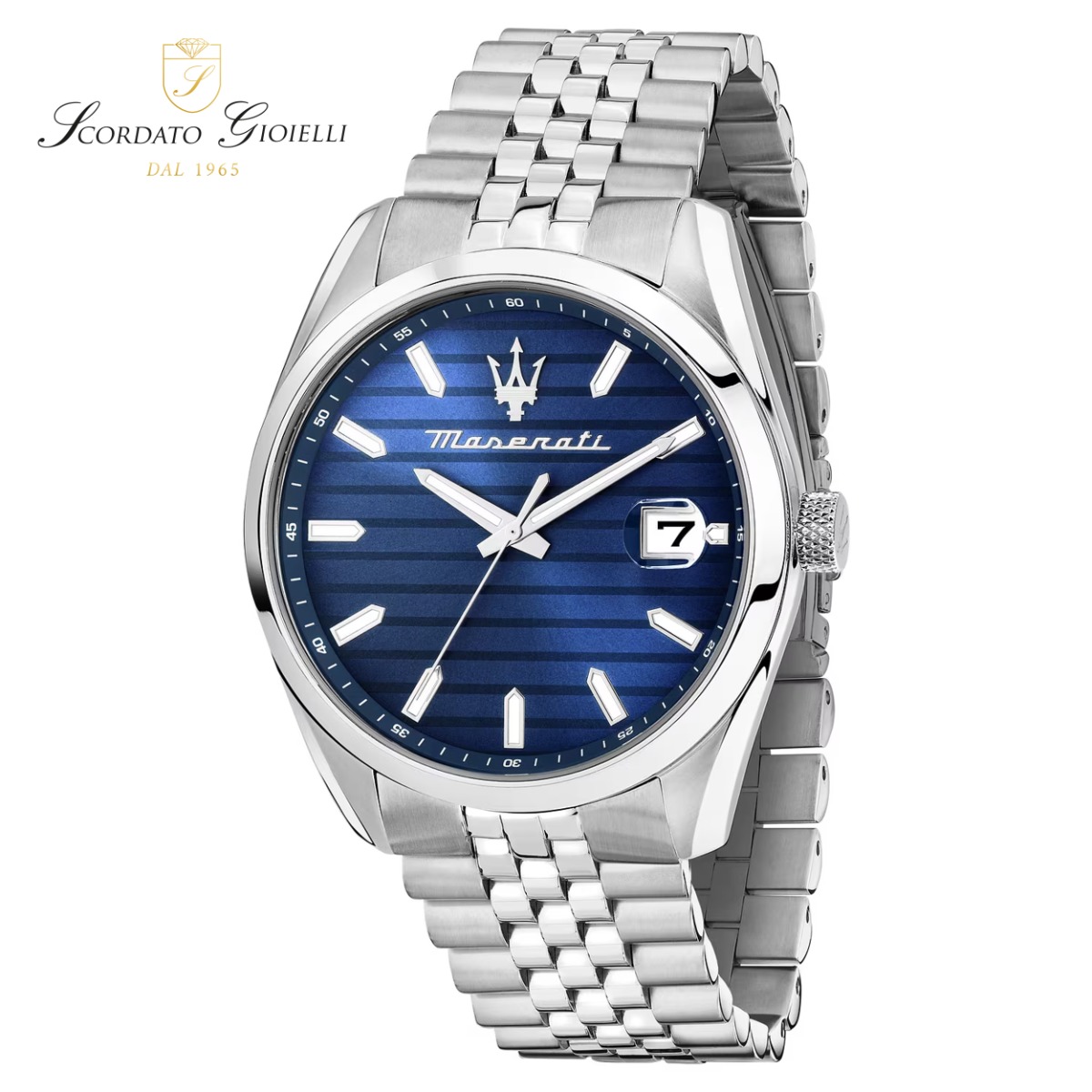 Orologio acciaio Maserati Attrazione R8853151028