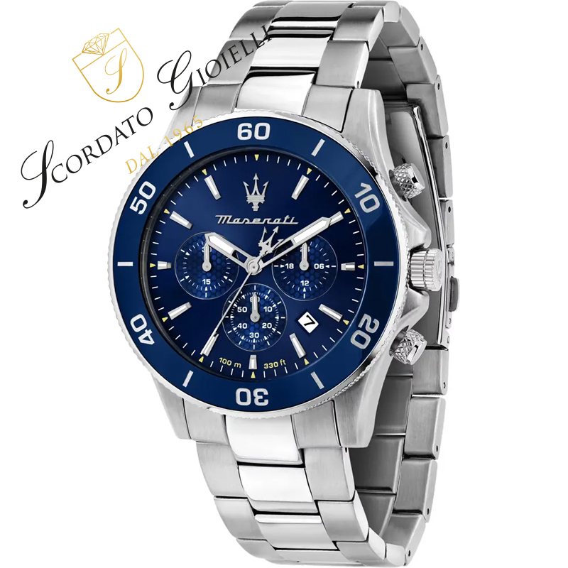 Orologio acciaio Maserati Competizione R8873600002