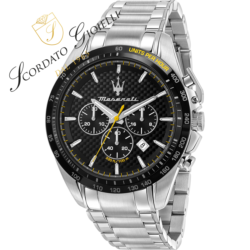 Orologio acciaio Maserati Traguardo R8873612042