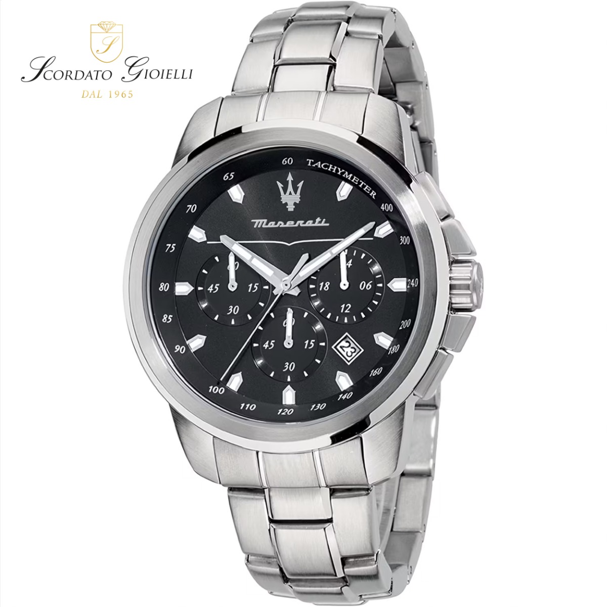 Orologio acciaio Maserati Successo R8873621001