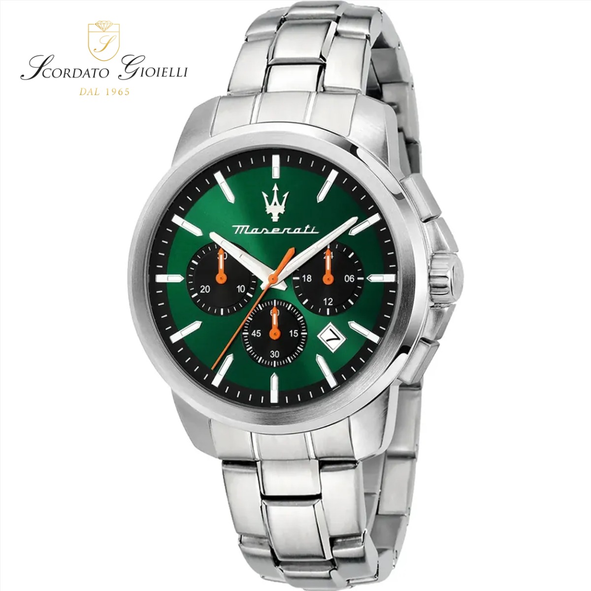 Orologio acciaio Maserati Successo R8873621043