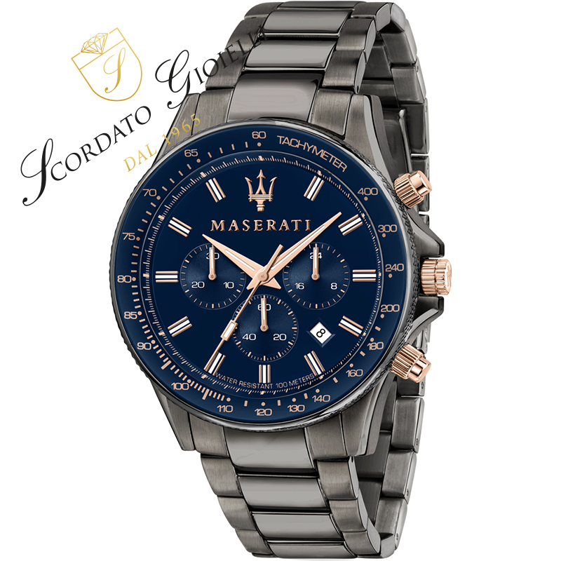 Orologio acciaio Maserati Sfida R8873640001