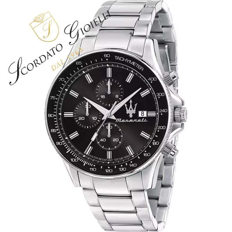 Orologio acciaio Maserati Sfida R8873640015