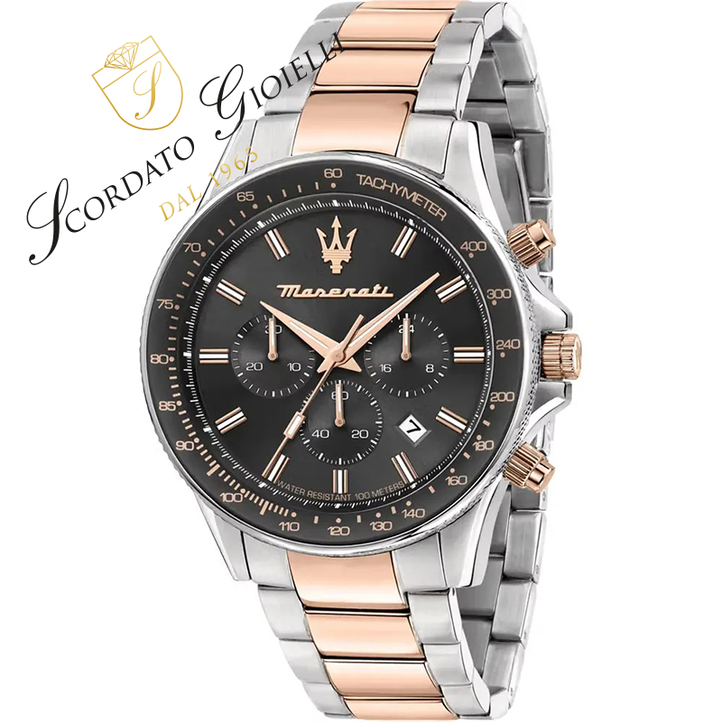 Orologio acciaio Maserati Sfida R8873640021