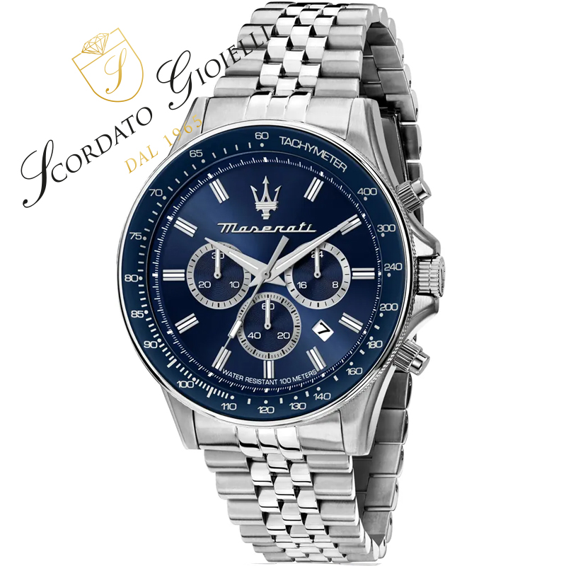 Orologio&#x20;acciaio&#x20;Maserati&#x20;Sfida&#x20;R8873640025