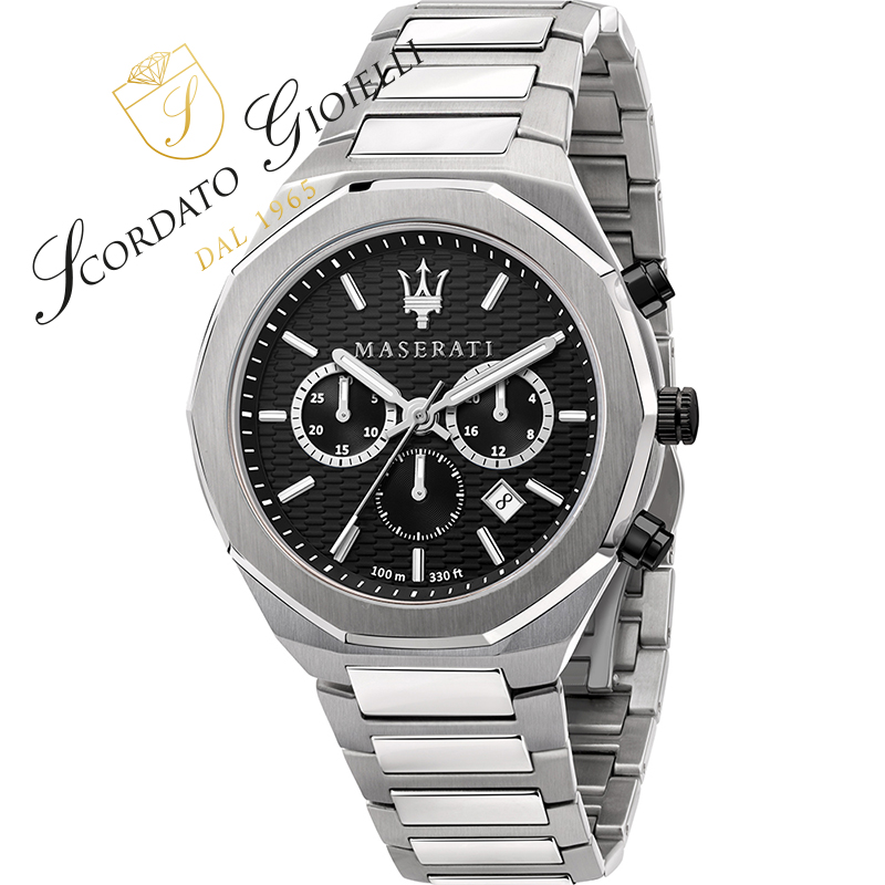 Orologio acciaio Maserati Stile R8873642004