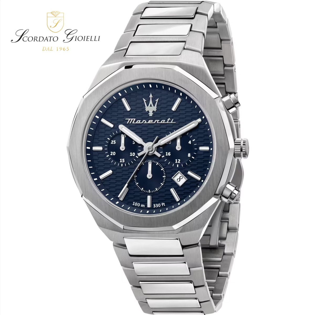 Orologio acciaio Maserati Stile R8873642006