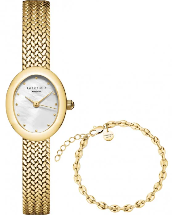Orologio Rosefield Mini Oval MOGCB-X289