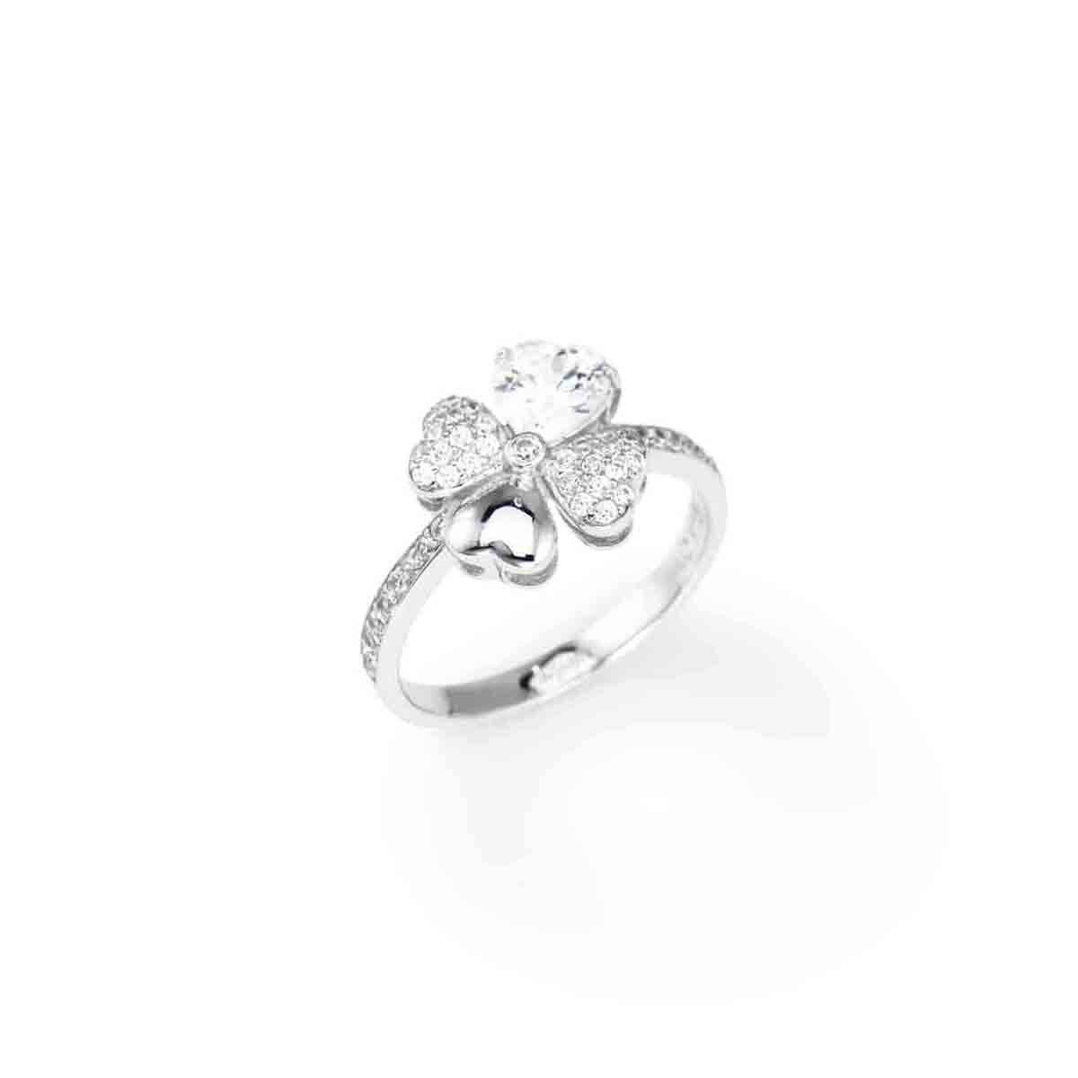 Anello Amen Quadricuore RQUBB