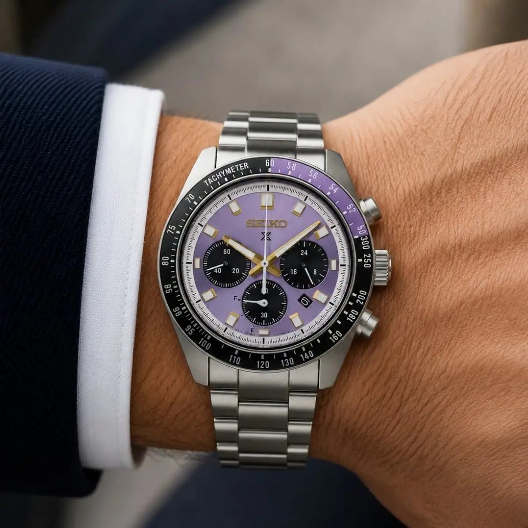 Orologio acciaio Seiko Prospex Speed Timer 145th Anniversary HBJ005P1