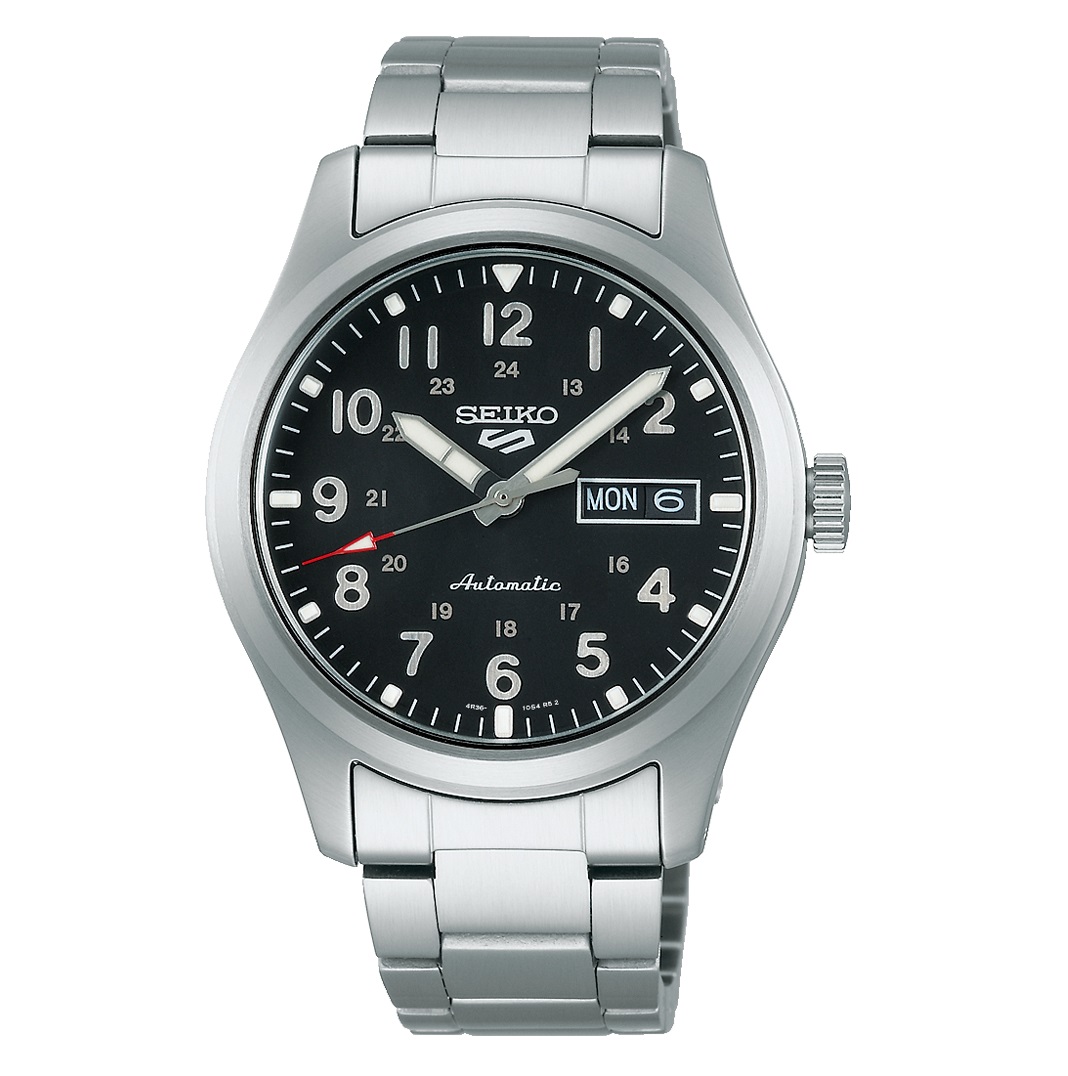 Orologio acciaio Seiko 5 Field Sports Style SRPG27K1