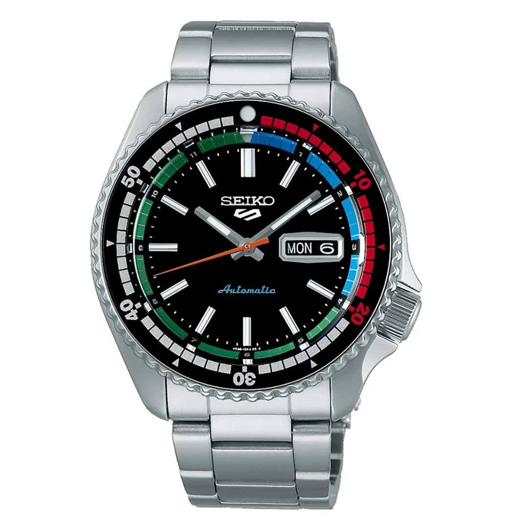 Orologio acciaio Seiko 5 SKX Sports Style New Regatta Timer SRPK13K1