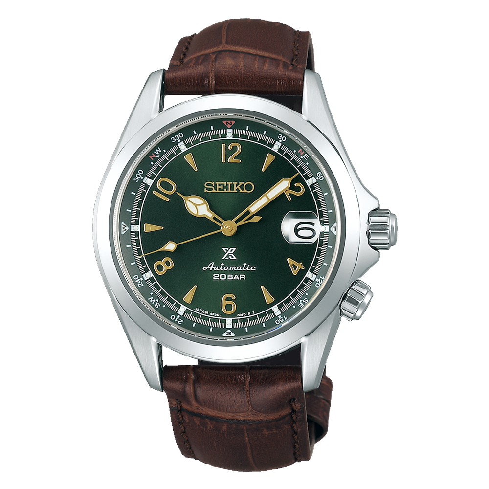 Orologio&#x20;pelle&#x20;Seiko&#x20;Prospex&#x20;Alpinist&#x20;SPB121J1