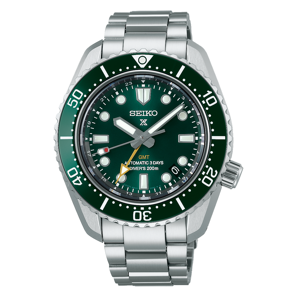 Orologio acciaio Seiko Prospex Marine Master 200 1968' GMT SPB381J1