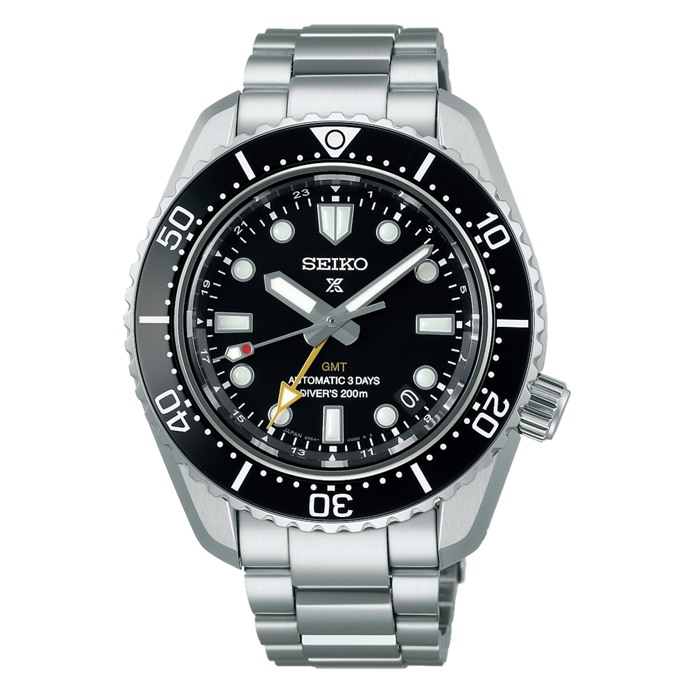Orologio acciaio Seiko Prospex Marine Master 200 1968' GMT SPB383J1