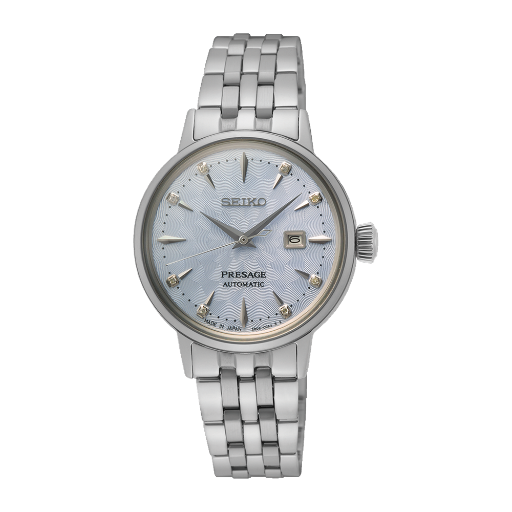Orologio acciaio Seiko Presage Cocktail Time Sky Diving SRE007J1