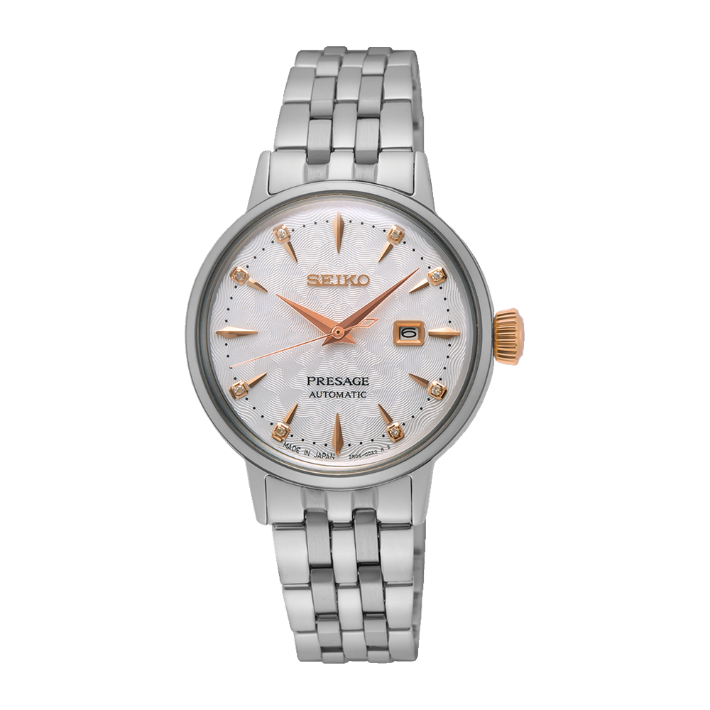 Orologio acciaio Seiko Presage Cocktail Time Clover Club SRE009J1