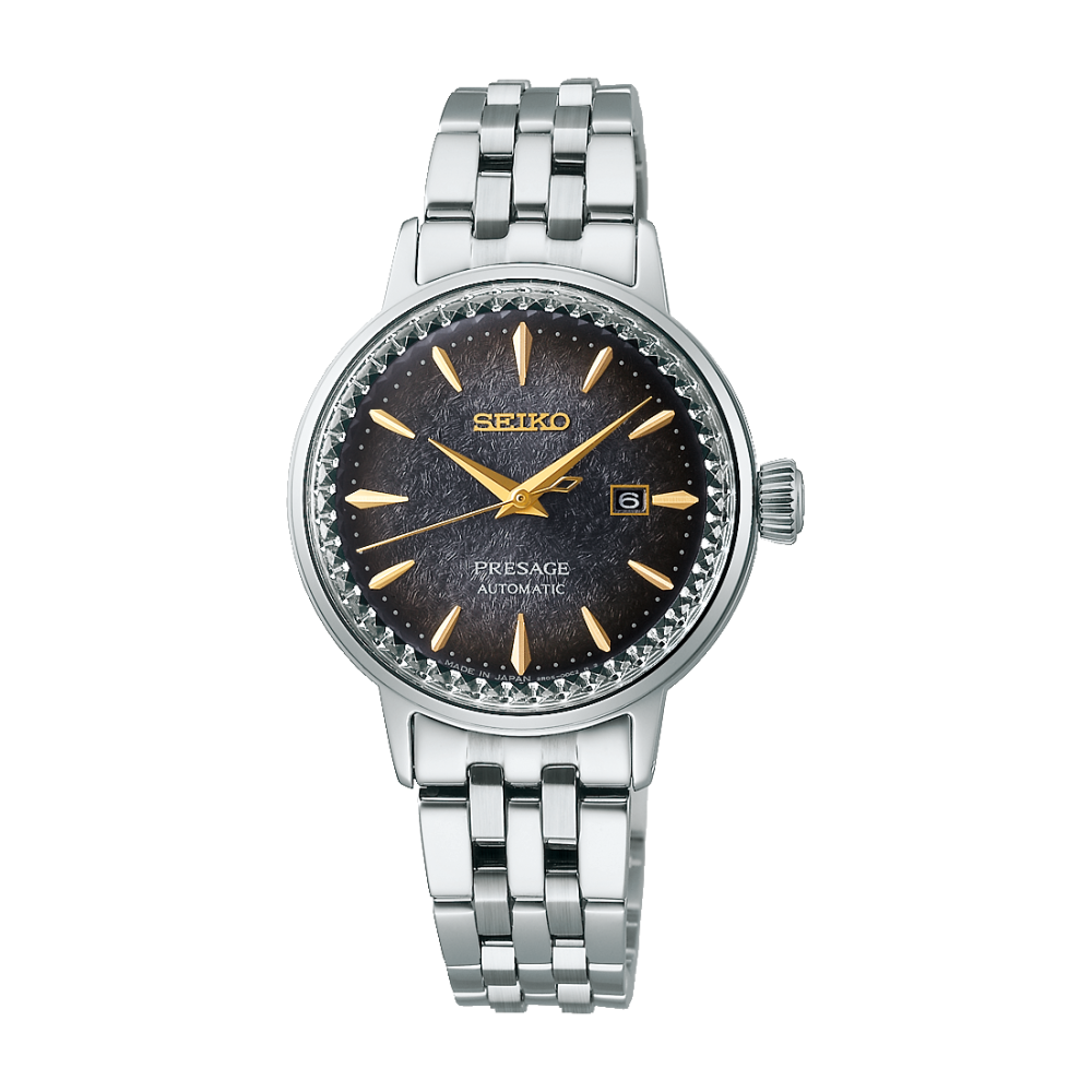 Orologio acciaio Seiko Presage Cocktail Night Time Tokyo SRE015J1
