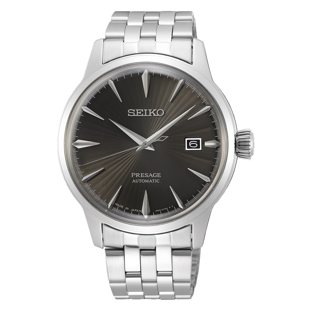 Orologio acciaio Seiko Presage Cocktail Time Espresso Martini SRPE17J1