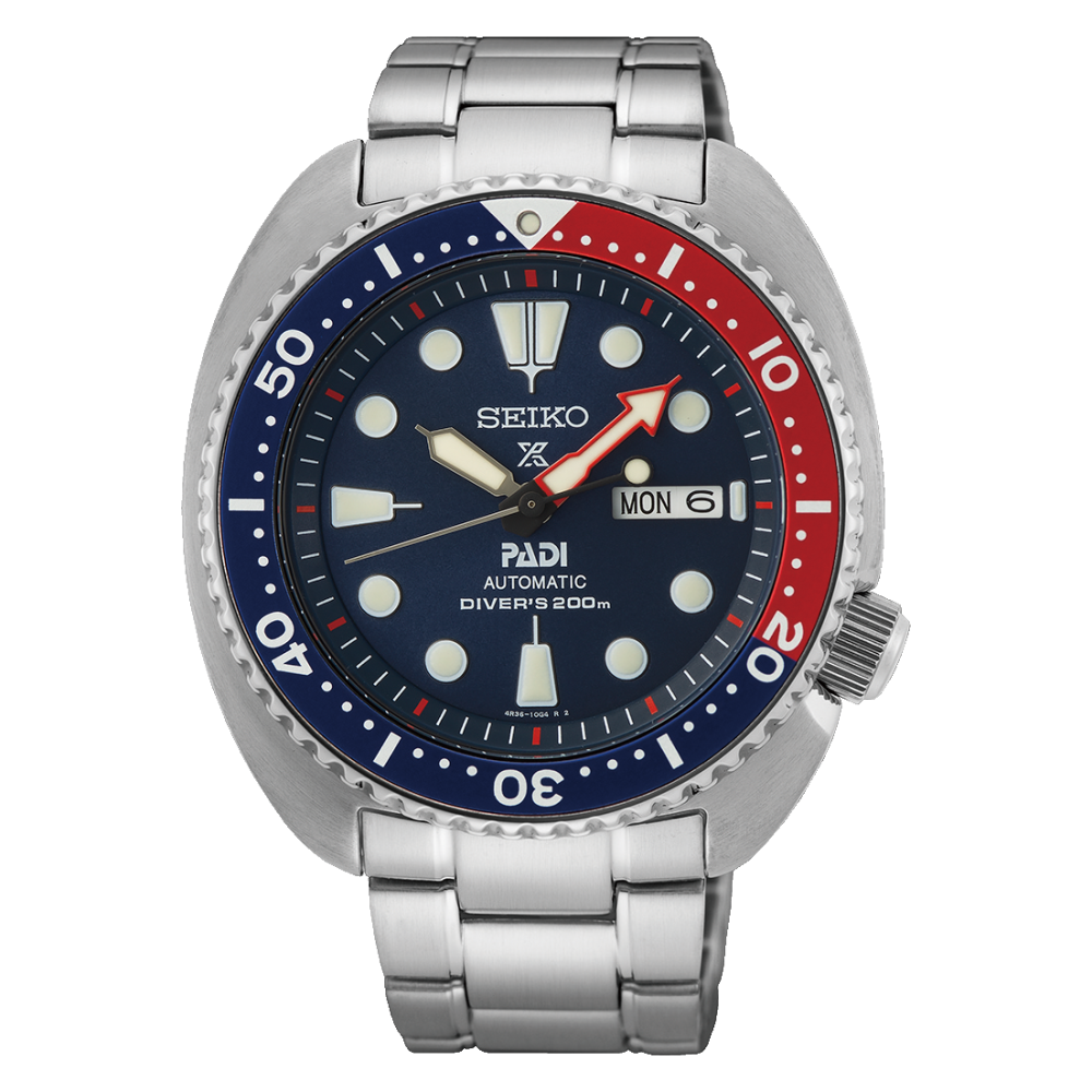Orologio acciaio Seiko Prospex Turtle PADI SRPE99K1