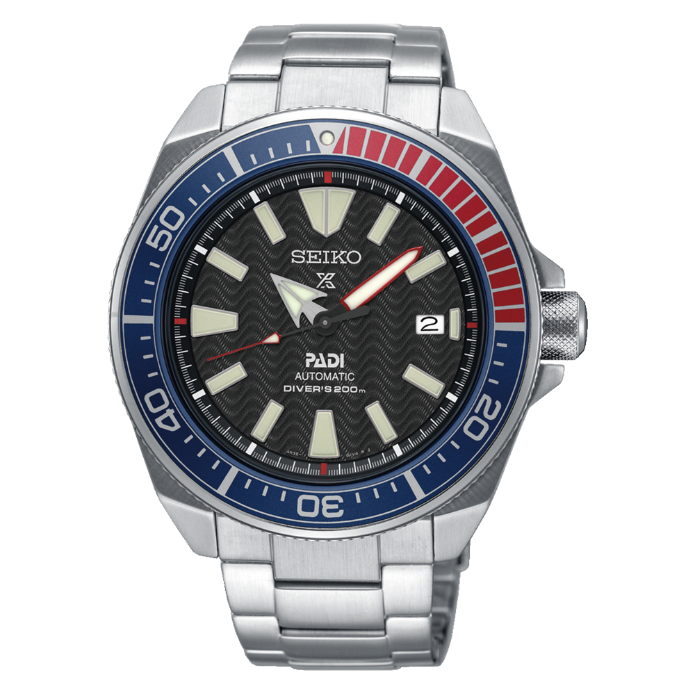 Orologio acciaio Seiko Prospex Samurai PADI SRPF09K1
