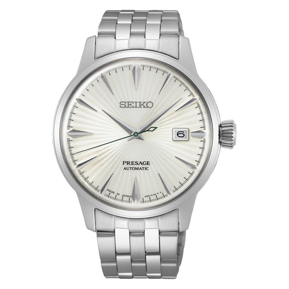 Orologio acciaio Seiko Presage Cocktail Time Martini SRPG23J1