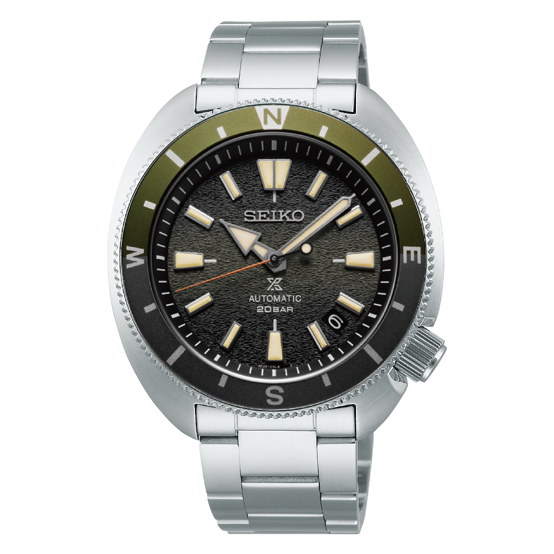 Orologio acciaio Seiko Prospex Tortoise European Limited Edition 2023 Land Silfra SRPK77K1