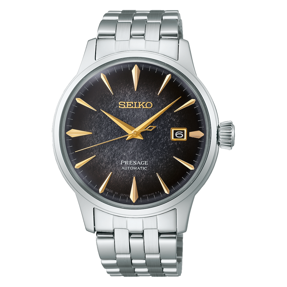 Orologio acciaio Seiko Presage Cocktail Night Time Tokyo SRPK93J1
