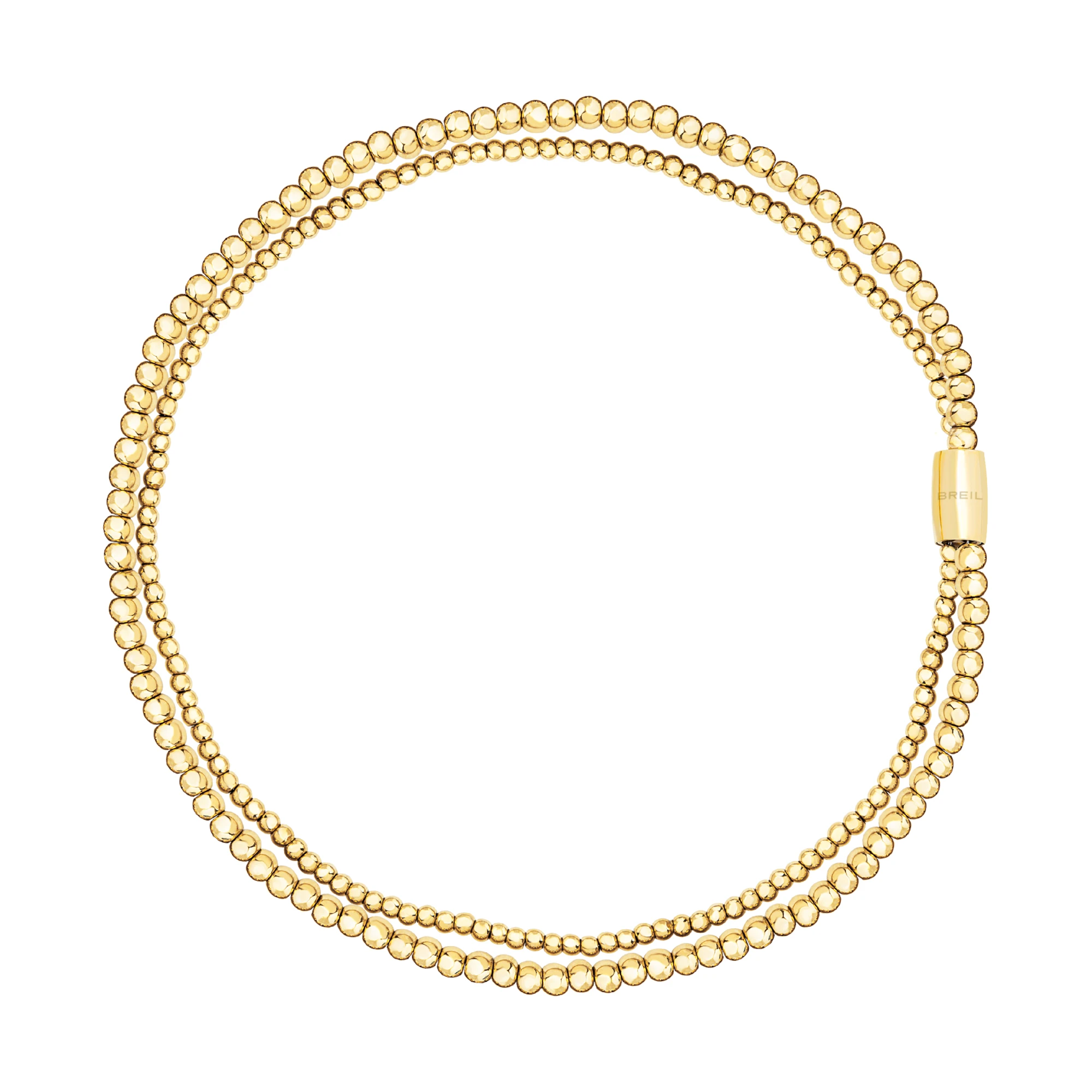 Collana Magnetica Breil MAGNETICA SYSTEM - Acciaio Color Oro, 45 Cm, Con Cristalli, Collezione Donna